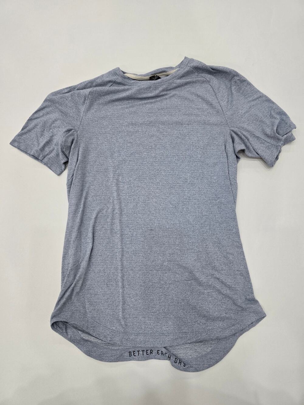 Lululemon Metal Vent Tech Short Sleeve Shirt Mens Medium Gray Better Each Day
